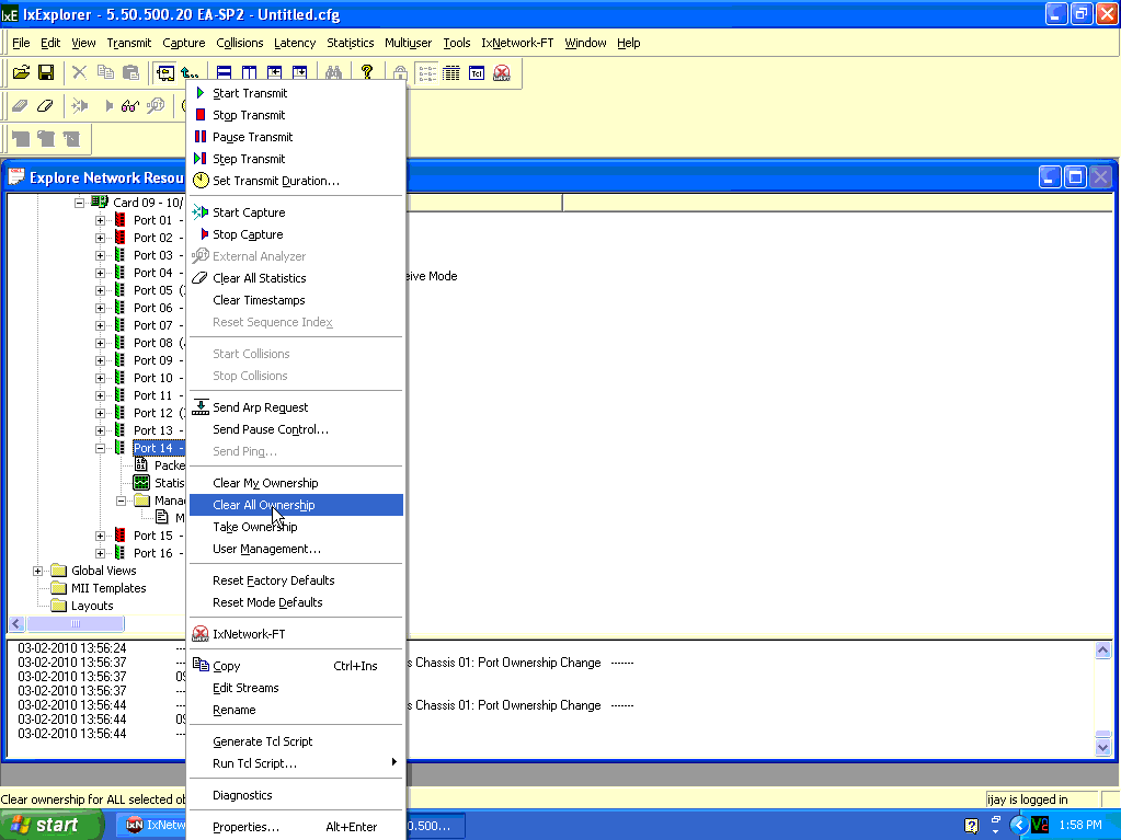 IXIA-02 - clear owner